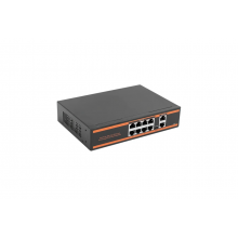 Novacom 8 Port Poe 2 Uplink Switch - Kamera Poe Switch